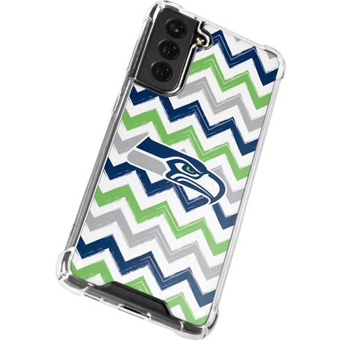 NFL Seattle Seahawks Chevron Galaxy S22 Plus Clear Case