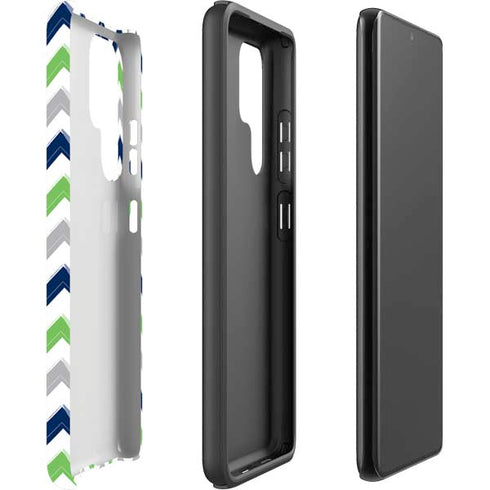NFL Seattle Seahawks Chevron Galaxy S22 Ultra Pro Case