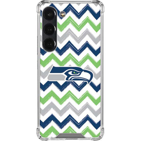 NFL Seattle Seahawks Chevron Galaxy S23 Clear Case