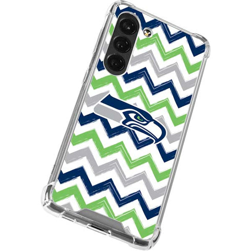 NFL Seattle Seahawks Chevron Galaxy S23 Clear Case
