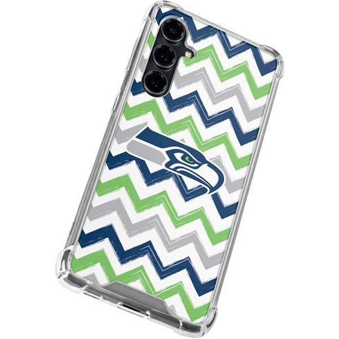 NFL Seattle Seahawks Chevron Galaxy S23 FE Clear Case