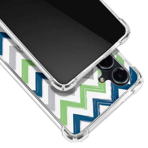 NFL Seattle Seahawks Chevron Galaxy S23 FE Clear Case