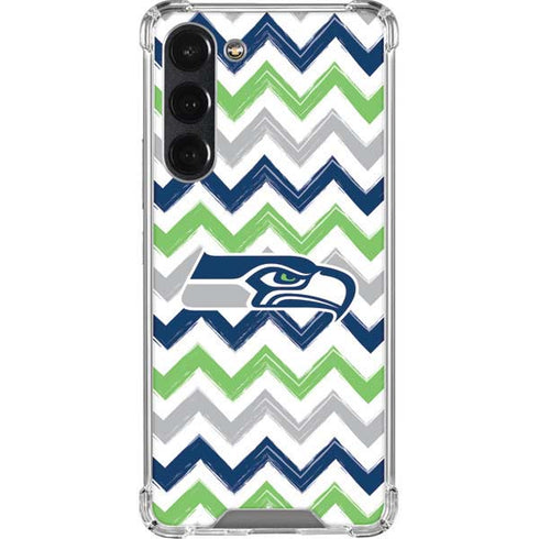 NFL Seattle Seahawks Chevron Galaxy S23 Plus Clear Case