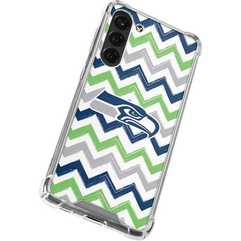 NFL Seattle Seahawks Chevron Galaxy S23 Plus Clear Case