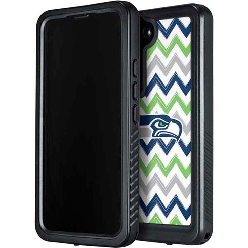NFL Seattle Seahawks Chevron Galaxy S23 Plus Waterproof Case