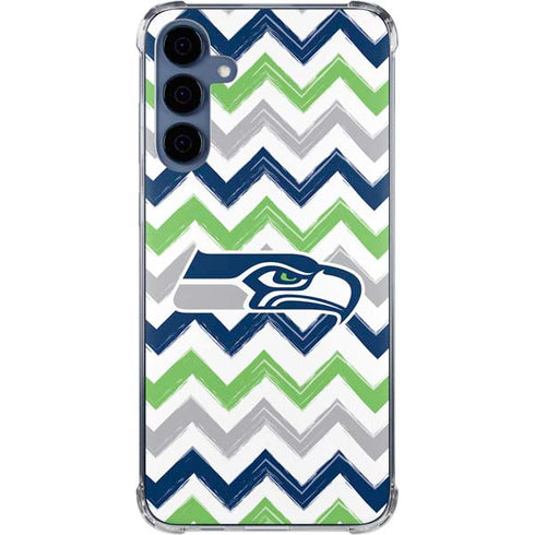 NFL Seattle Seahawks Chevron Galaxy S24 Clear Case