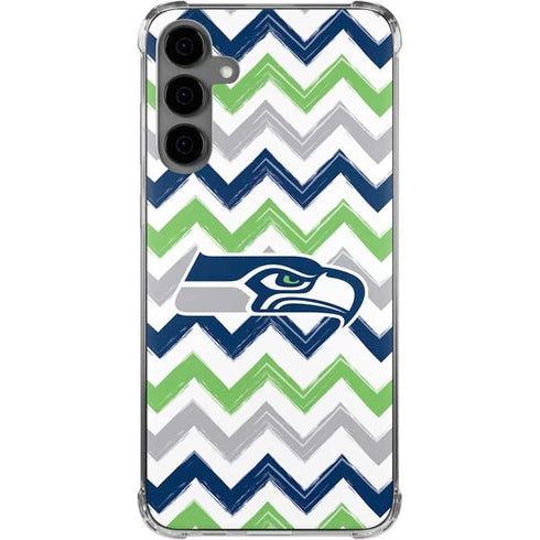 NFL Seattle Seahawks Chevron Galaxy S24 Plus Clear Case