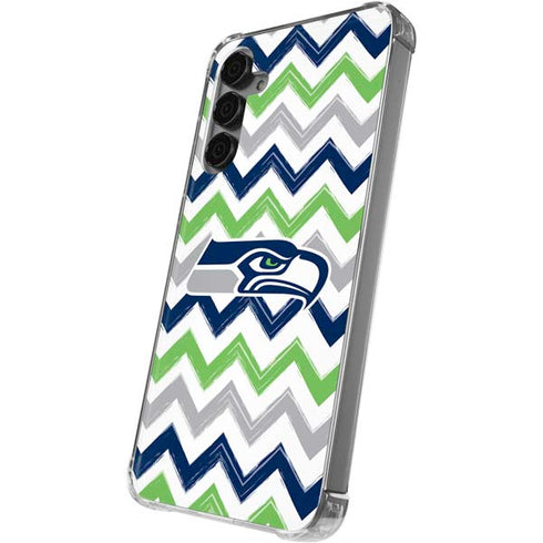 NFL Seattle Seahawks Chevron Galaxy S24 Plus Clear Case