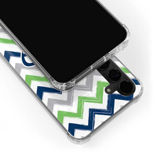 NFL Seattle Seahawks Chevron Galaxy S24 Plus Clear Case