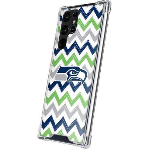 NFL Seattle Seahawks Chevron Galaxy S24 Ultra Clear Case