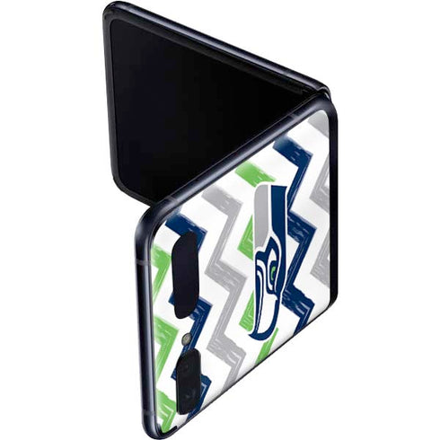 NFL Seattle Seahawks Chevron Galaxy Z Flip Skin