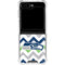NFL Seattle Seahawks Chevron Galaxy Z Flip5 5G Clear Case