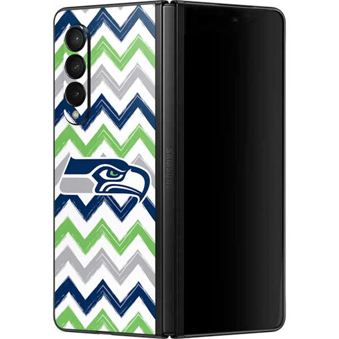 NFL Seattle Seahawks Chevron Galaxy Z Fold3 5G Skin