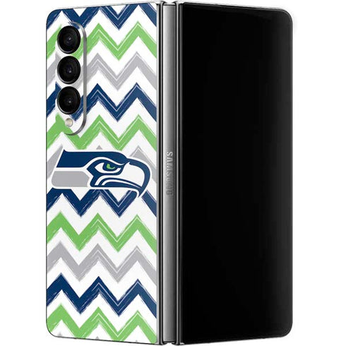 NFL Seattle Seahawks Chevron Galaxy Z Fold4 5G Skin