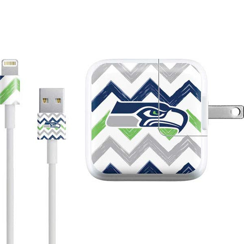 NFL Seattle Seahawks Chevron iPad Charger (10W USB) Skin