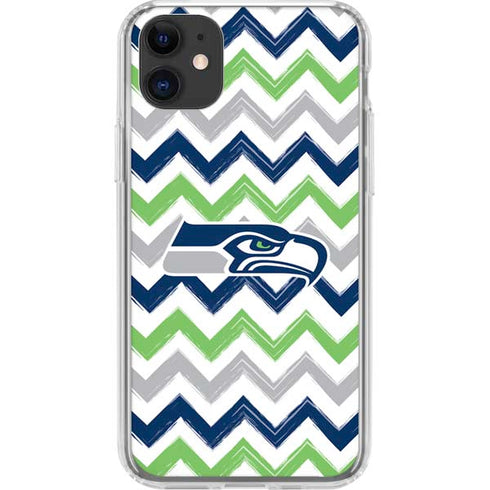 NFL Seattle Seahawks Chevron iPhone 11 Clear Case