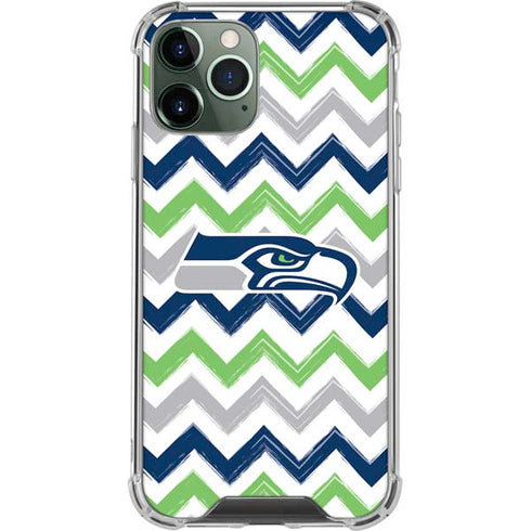 NFL Seattle Seahawks Chevron iPhone 11 Pro Max Clear Case