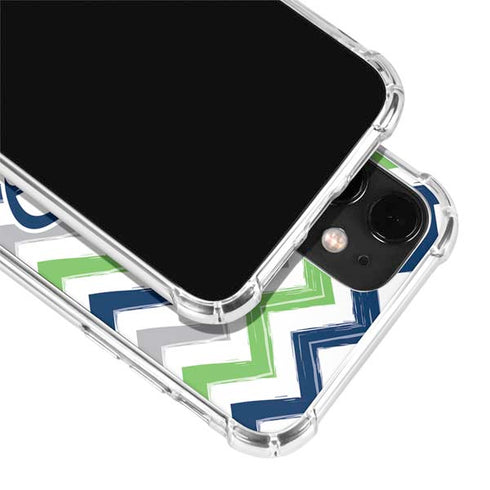 NFL Seattle Seahawks Chevron iPhone 12 Mini Clear Case
