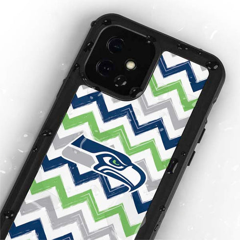 NFL Seattle Seahawks Chevron iPhone 12 Mini Waterproof Case