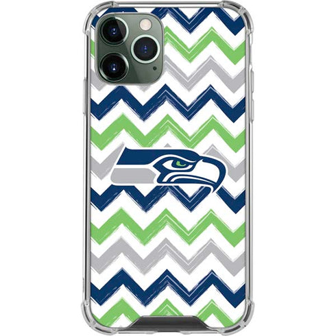 NFL Seattle Seahawks Chevron iPhone 12 Pro Max Clear Case