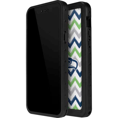 NFL Seattle Seahawks Chevron iPhone 12 Pro Waterproof Case