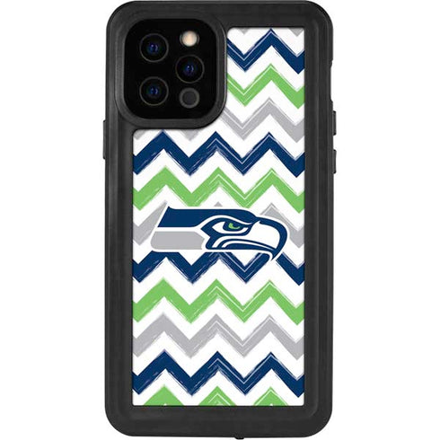 NFL Seattle Seahawks Chevron iPhone 12 Pro Waterproof Case