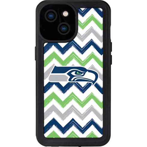 NFL Seattle Seahawks Chevron iPhone 13 Mini Waterproof Case