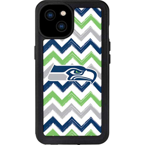 NFL Seattle Seahawks Chevron iPhone 15 Plus Waterproof Case