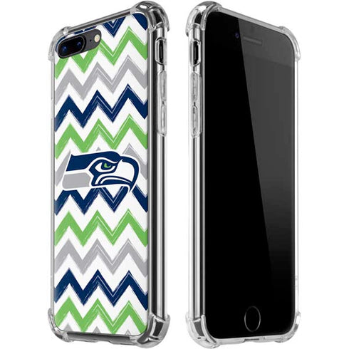 NFL Seattle Seahawks Chevron iPhone 7/8 Plus Clear Case
