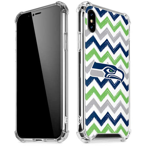NFL Seattle Seahawks Chevron iPhone X/XS Clear Case