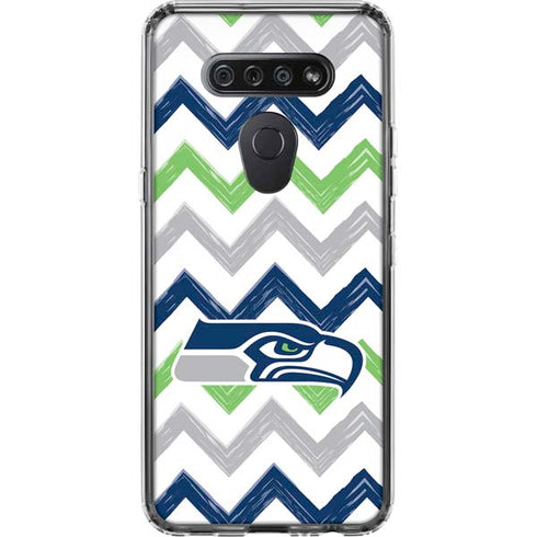 NFL Seattle Seahawks Chevron LG K51/Q51 Clear Case