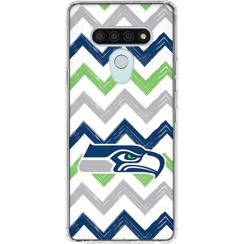 NFL Seattle Seahawks Chevron LG Stylo 6 Clear Case