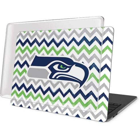 NFL Seattle Seahawks Chevron MacBook Pro 15in (2016-19) Case plus Skin