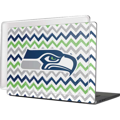 NFL Seattle Seahawks Chevron MacBook Pro 16in (2021-25) Case plus Skin