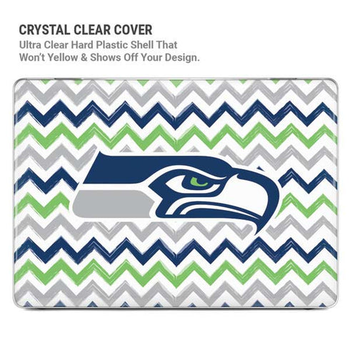 NFL Seattle Seahawks Chevron MacBook Pro 16in (2021-25) Case plus Skin