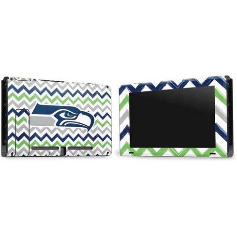NFL Seattle Seahawks Chevron Nintendo Switch Bundle Skin