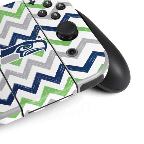 NFL Seattle Seahawks Chevron Nintendo Switch OLED (2021) Skin