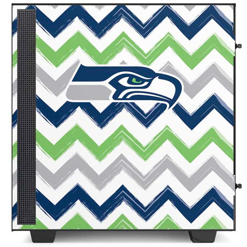 NFL Seattle Seahawks Chevron NZXT H510 Compact ATX Mid-Tower Case Skin