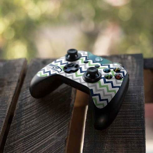 NFL Seattle Seahawks Chevron Xbox One Controller Skin