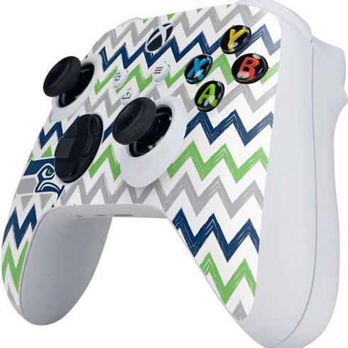 NFL Seattle Seahawks Chevron Xbox Series S Controller Skin