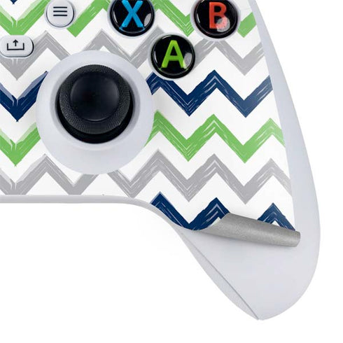 NFL Seattle Seahawks Chevron Xbox Series S Controller Skin