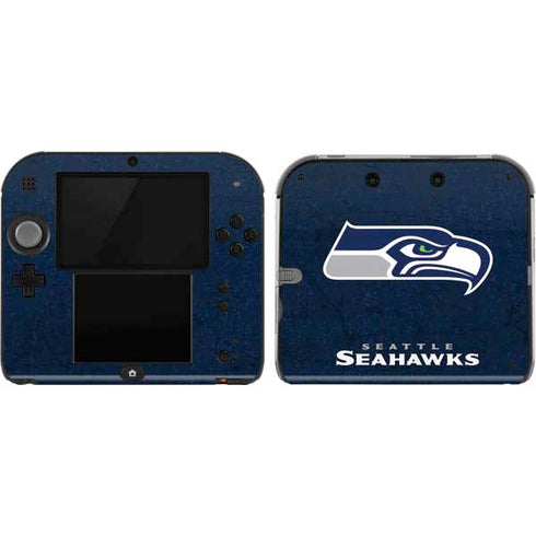 NFL Seattle Seahawks Distressed Nintendo 2DS Skin