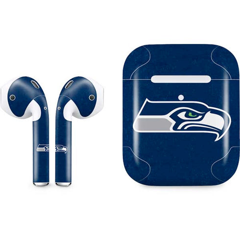 NFL Seattle Seahawks Distressed Apple AirPods 2 Skin