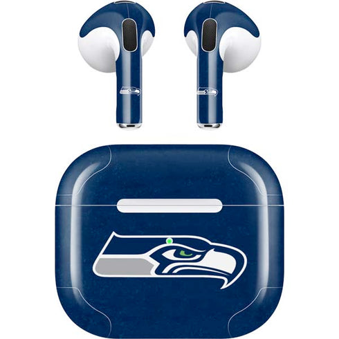 NFL Seattle Seahawks Distressed Apple AirPods (3rd Gen 2021) Skin