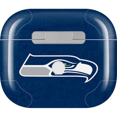 NFL Seattle Seahawks Distressed Apple AirPods (3rd Gen 2021) Skin