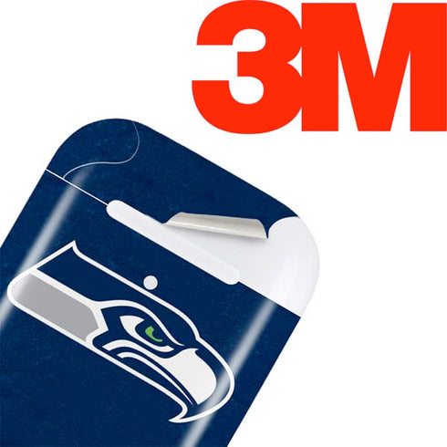 NFL Seattle Seahawks Distressed Apple AirPods Skin