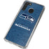 NFL Seattle Seahawks Distressed Galaxy A21 Clear Case