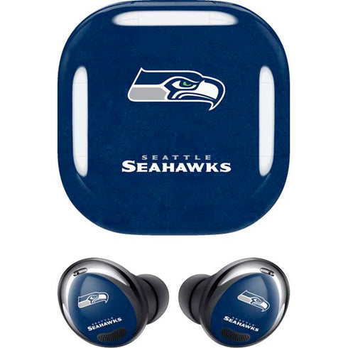 NFL Seattle Seahawks Distressed Galaxy Buds Pro Skin