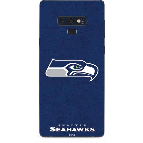 NFL Seattle Seahawks Distressed Galaxy Note 9 Skin