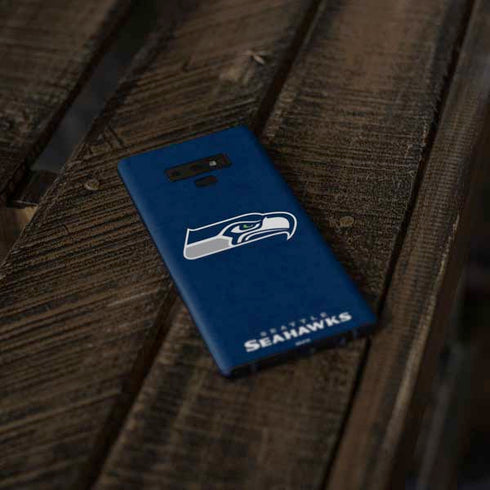 NFL Seattle Seahawks Distressed Galaxy Note 9 Skin